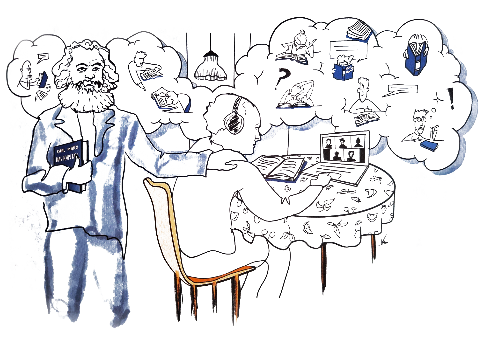 Illustration zum Kapital-Lesekreis